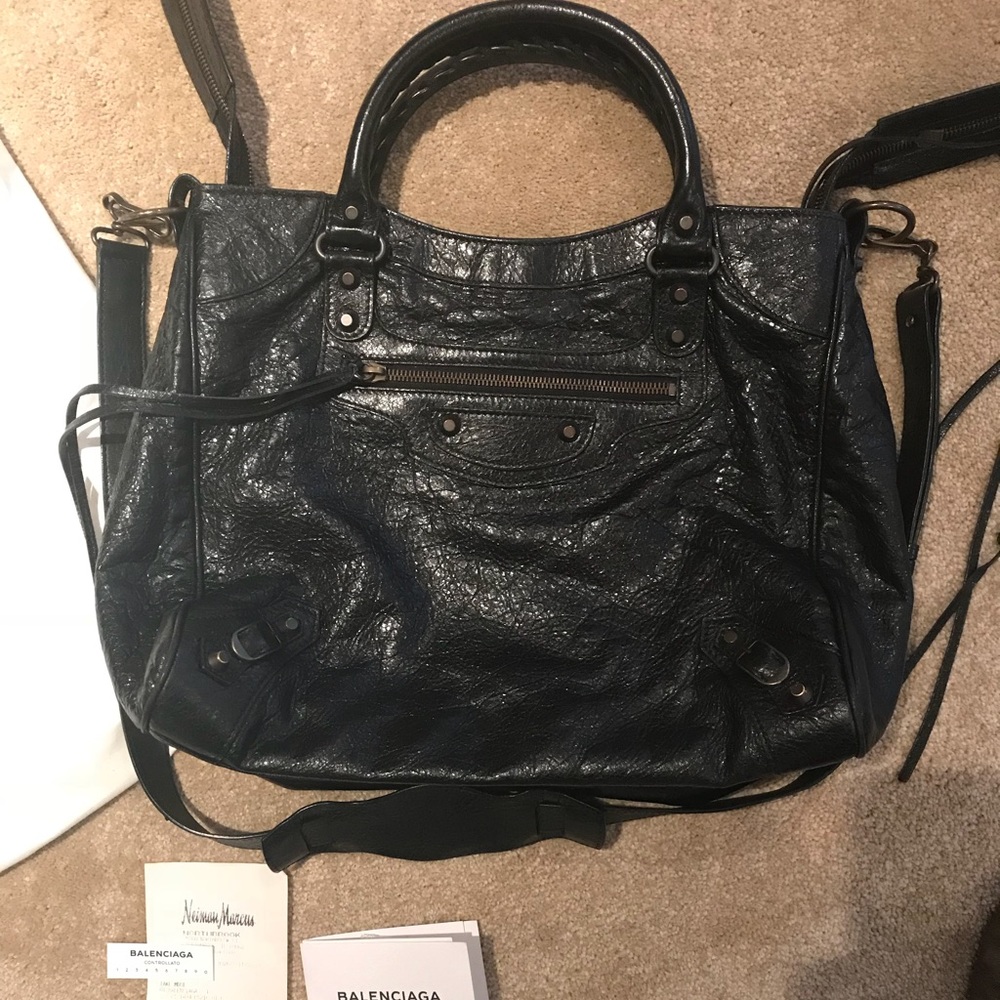 Blaenciaga Classic Velo Crossbody Bag